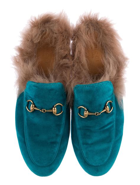 white gucci princetown mules|gucci princetown mules with fur.